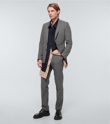 Checked cotton suit | Dries Van Noten