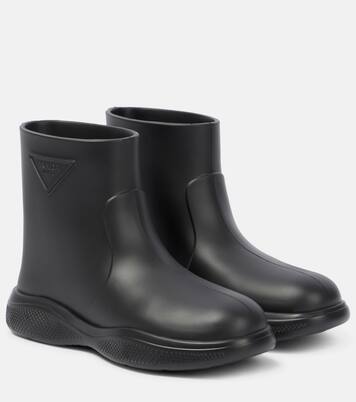 Mellow rubber ankle boots | Prada