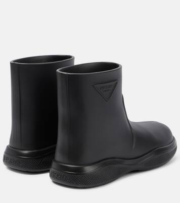 Mellow rubber ankle boots | Prada