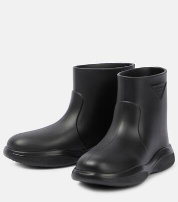 Mellow rubber ankle boots | Prada