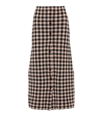 Jabal checked midi skirt | Altuzarra