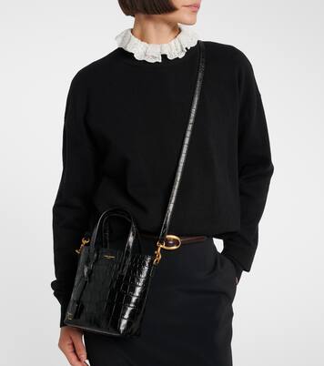 Toy Shopping N/S leather tote bag | Saint Laurent