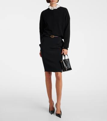 Toy Shopping N/S leather tote bag | Saint Laurent