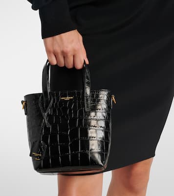 Toy Shopping N/S leather tote bag | Saint Laurent