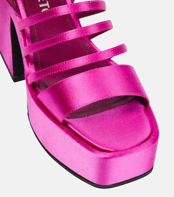 Plateausandalen Bulla Chibi aus Satin | Nodaleto