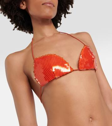 Haut de bikini à sequins | LaQuan Smith