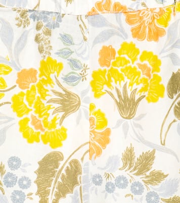 Gianni floral linen and cotton shorts | The New Society