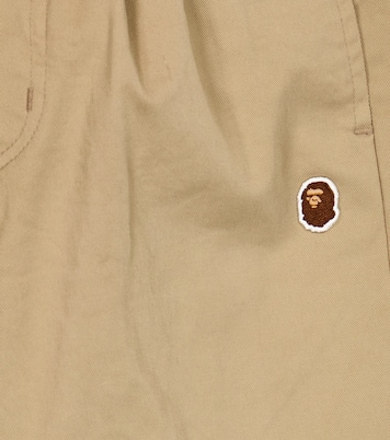 Logo cotton-blend pants | BAPE Kids