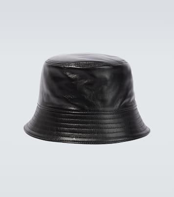 Chapeau bob en cuir | Prada