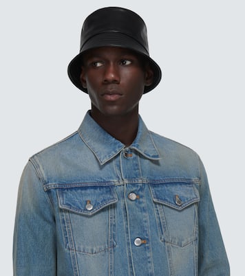 Chapeau bob en cuir | Prada