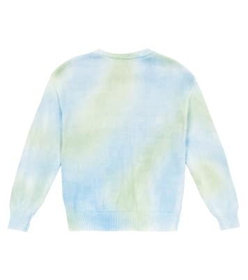Logo tie-dye wool sweater | Amiri Kids