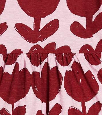 Floral cotton jersey dress | Bobo Choses