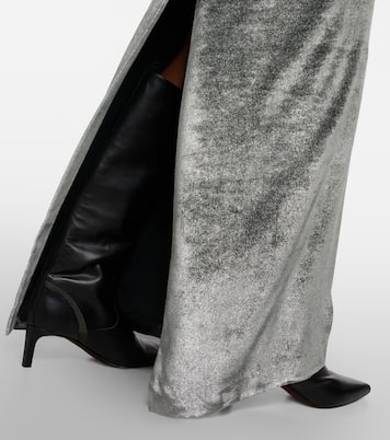 Maxirock aus Samt | Brunello Cucinelli