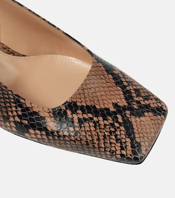 Escarpins Borneo en cuir embossé | Gianvito Rossi