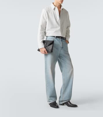 Pouch Cassandre Envelope Large aus Leder | Saint Laurent