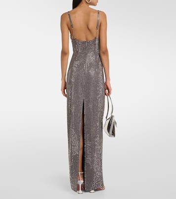 Robe aus Jersey mit Kristallen | Area