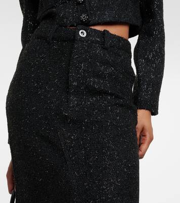 Bouclé maxi skirt | Self-Portrait