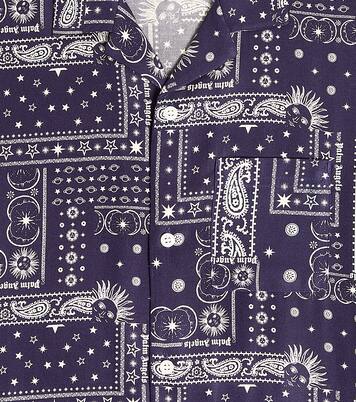 Camicia in cotone con stampa | Palm Angels Kids