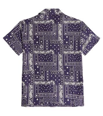 Camicia in cotone con stampa | Palm Angels Kids