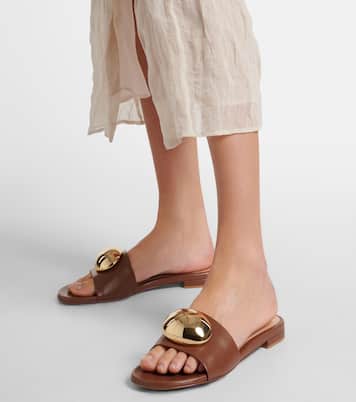 Pantoletten Sphera aus Leder | Gianvito Rossi