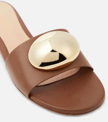 Pantoletten Sphera aus Leder | Gianvito Rossi