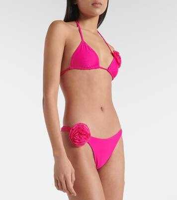 Haut de bikini triangle à fleurs | Same