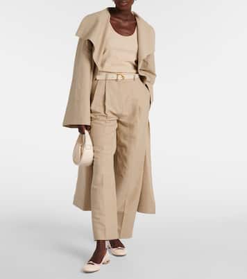 Choc B Mini leather ballet flats | Roger Vivier