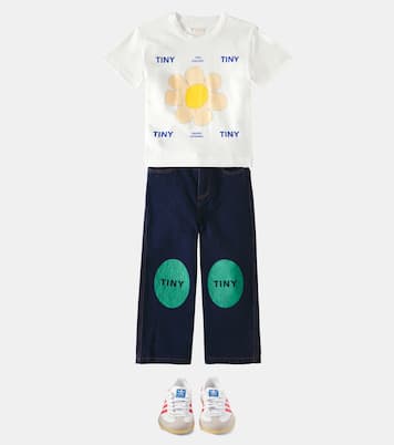 Jeans regular con logo | Tinycottons