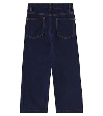 Jeans regular con logo | Tinycottons