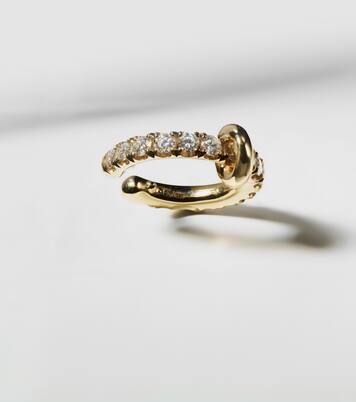 Ear cuff de oro de 18 ct con diamantes | Spinelli Kilcollin