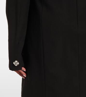 Robe en soie et laine mélangées | Versace