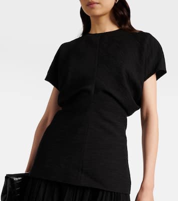 Gathered pleated top | Toteme