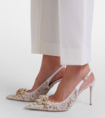 Rainbow lace slingback pumps | Dolce&Gabbana