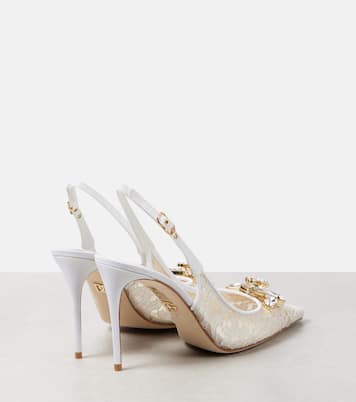 Rainbow lace slingback pumps | Dolce&Gabbana