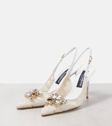 Rainbow lace slingback pumps | Dolce&Gabbana