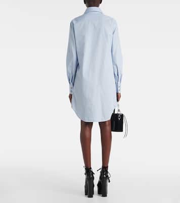 فستان ستايل قميص من القطن بأجزاء مقتصة Heart | Vivienne Westwood