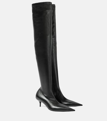 Botas mosqueteras Avenue de piel | Balenciaga
