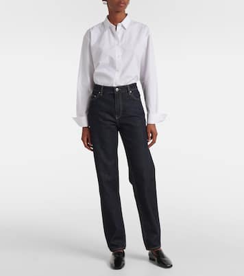 Jeans rectos de tiro bajo | Toteme