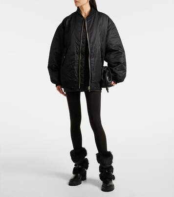 Maverick leather and shearling biker boots | Gianvito Rossi