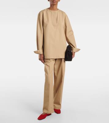 Suede ballet flats | Toteme