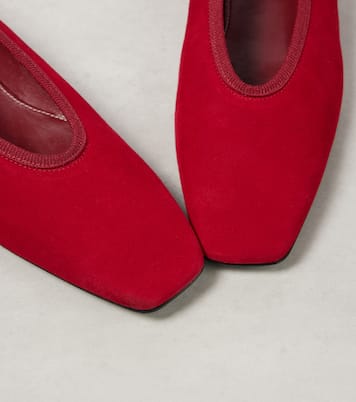 Suede ballet flats | Toteme
