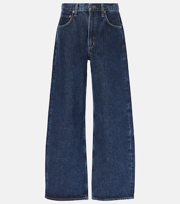 Low Curve mid-rise barrel-leg jeans | Agolde