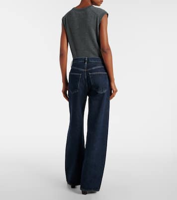 Low Curve mid-rise barrel-leg jeans | Agolde