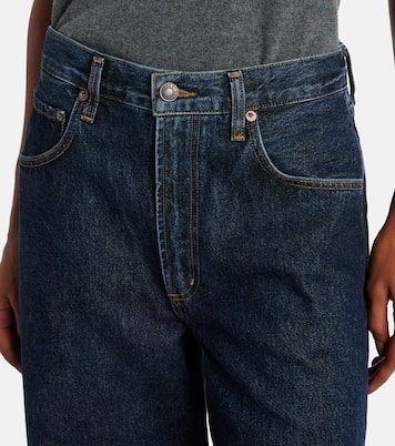 Low Curve mid-rise barrel-leg jeans | Agolde