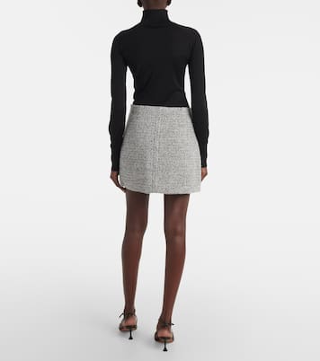 White Label Minirock Elise aus Bouclé | Proenza Schouler