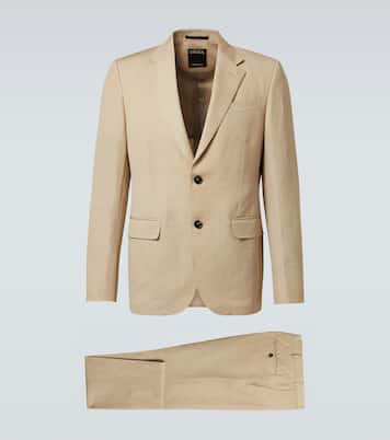 Trofeo wool and linen suit | Zegna