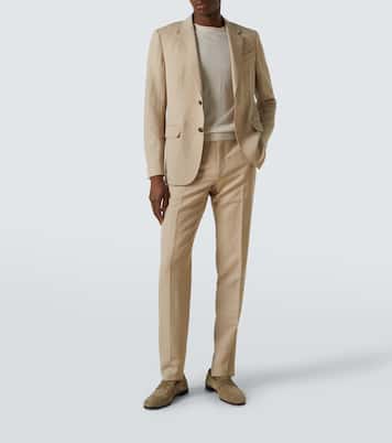 Trofeo wool and linen suit | Zegna