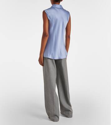 Chemise en satin de soie | Vince