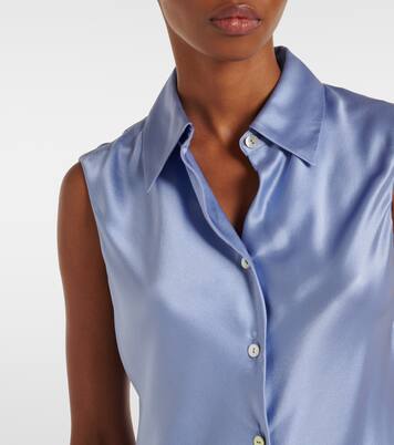 Chemise en satin de soie | Vince