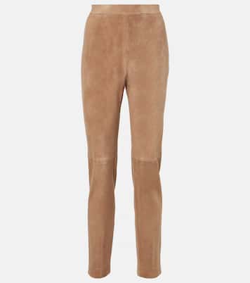 Pantalon slim Amleto en daim | 'S Max Mara
